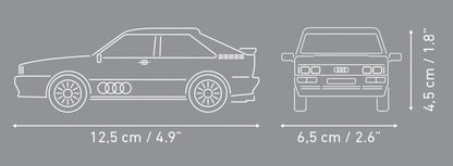 COBI 24664 Audi Quattro 1980 – 79 Teile Klemmbaustein Modellauto