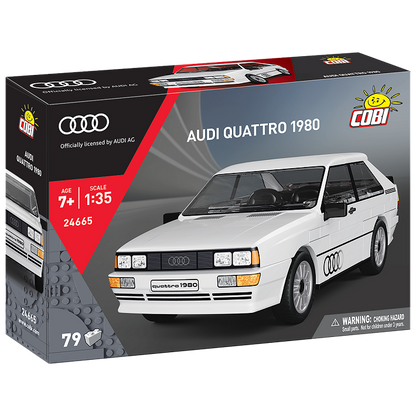 COBI 24664 Audi Quattro 1980 – 79 Teile Klemmbaustein Modellauto