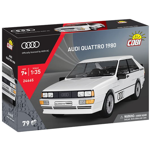 COBI 24664 Audi Quattro 1980 – 79 Teile Klemmbaustein Modellauto