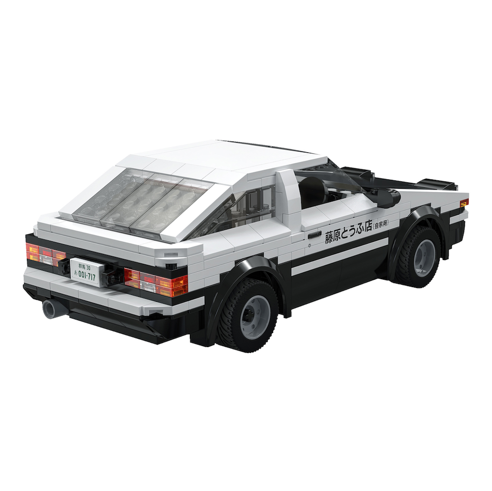 CaDA C51086W  Toyota AE86 Trueno Initial D RC Sportwagen 1:20 – 320 Teile Klemmbaustein Modellauto