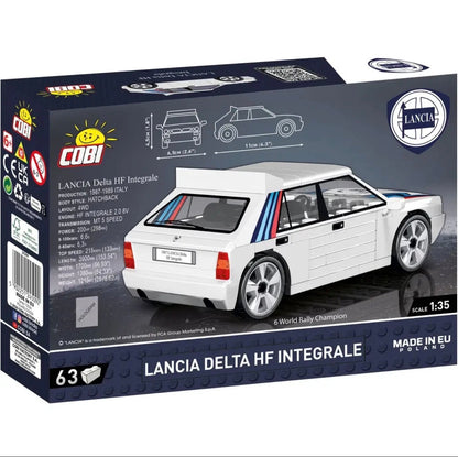 COBI 24509  Lancia Delta HF Integrale 1:35 – 64 Teile Klemmbaustein Rallye Modellauto