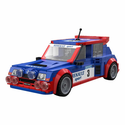 CaDA C55038W  Renault 5 Maxi Turbo Rallye Sportwagen 1:24 – 308 Teile Klemmbaustein Modellauto