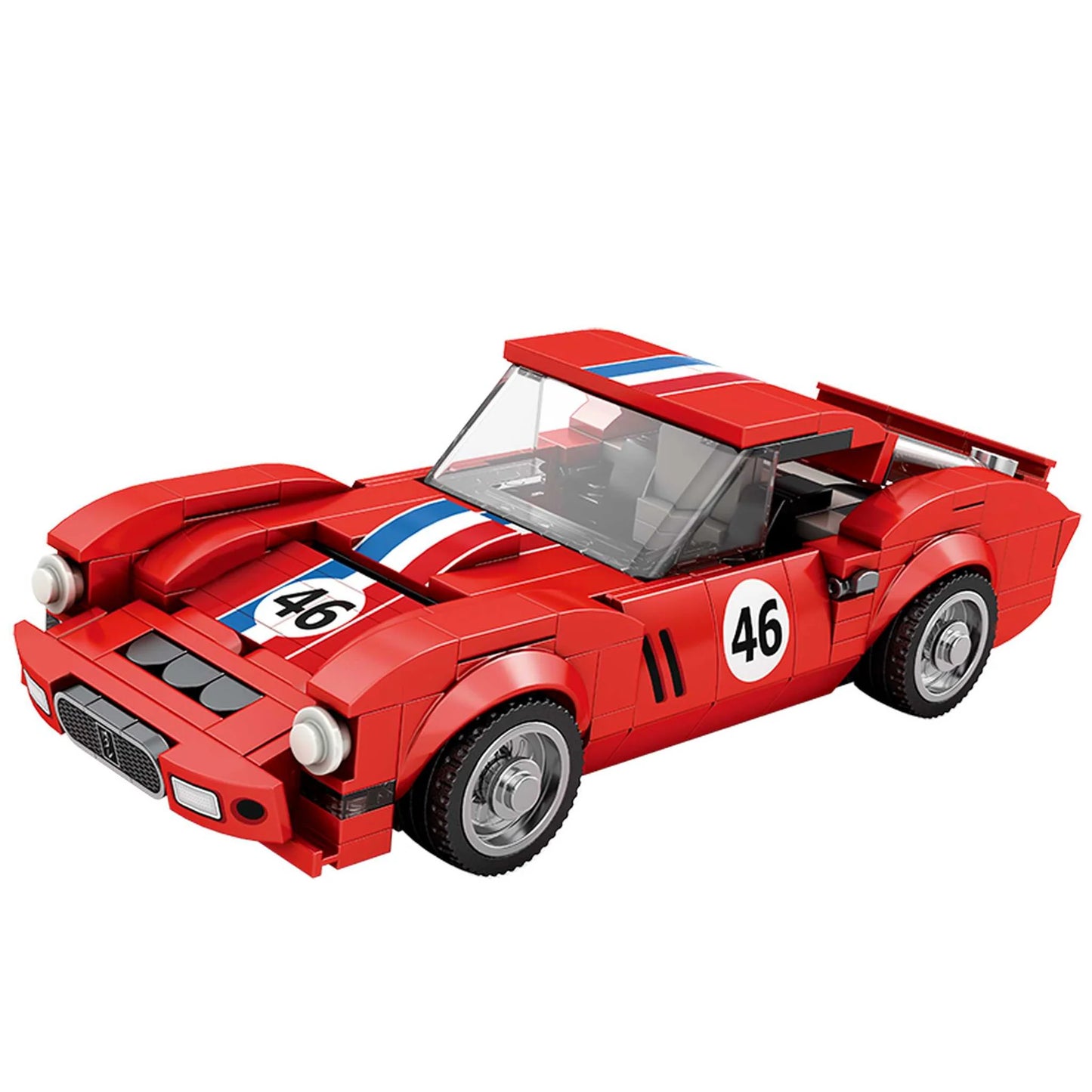Reobrix 813 250 GTO Oldtimer Sportwagen – 320 Teile Klemmbaustein Modellauto