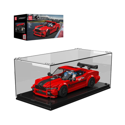 Mould King 27072 M8 GTE 1:24 – 356 Teile Klemmbaustein Rennwagen mit Vitrine