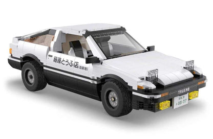 CaDA Initial D Toyota AE86 Trueno C61024W – 1324 Teile Klemmbaustein-Modell 1:12