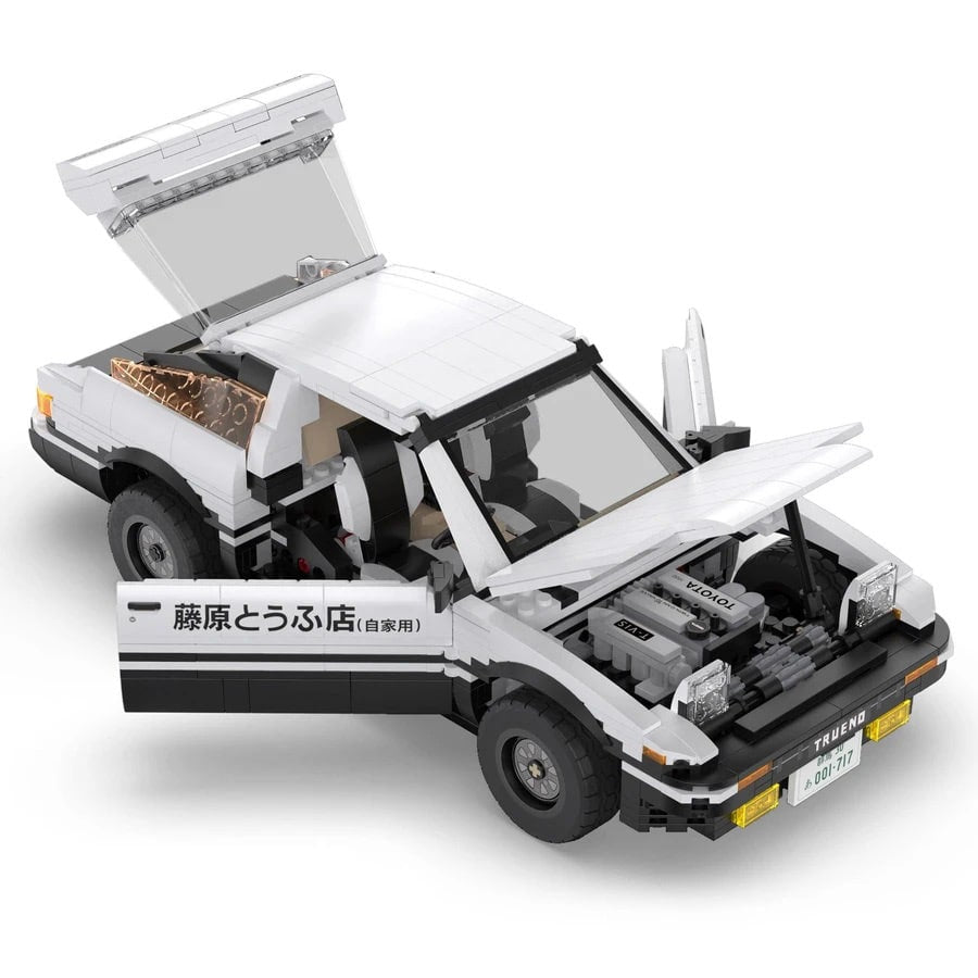 CaDA Initial D Toyota AE86 Trueno C61024W – 1324 Teile Klemmbaustein-Modell 1:12
