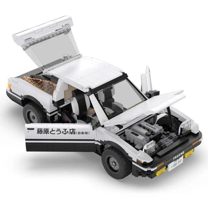 CaDA Initial D Toyota AE86 Trueno C61024W – 1324 Teile Klemmbaustein-Modell 1:12