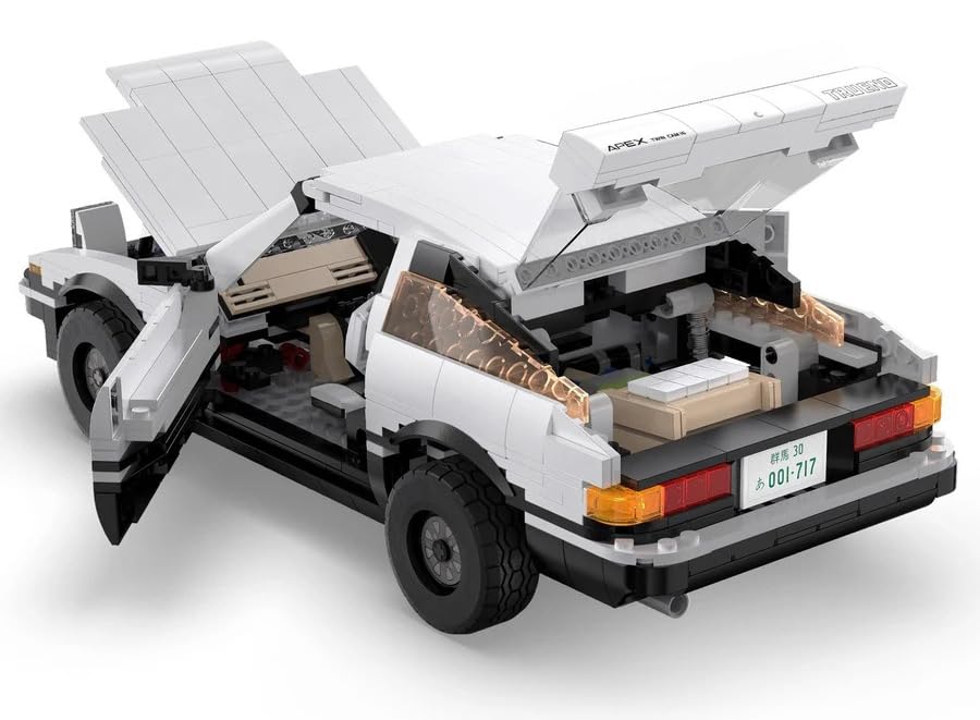 CaDA Initial D Toyota AE86 Trueno C61024W – 1324 Teile Klemmbaustein-Modell 1:12