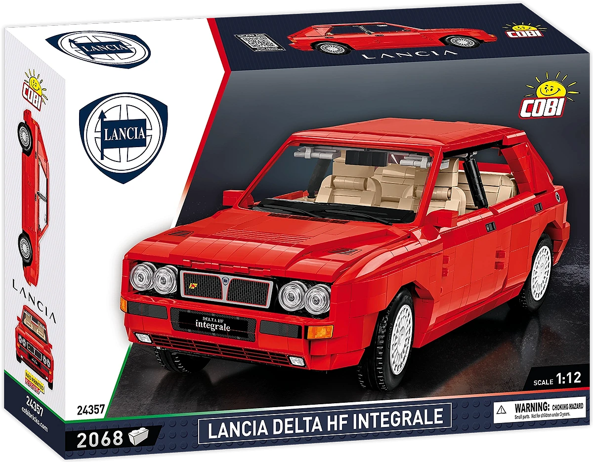 COBI Lancia Delta HF Integrale 24357 – 2068 Teile Rallye-Klemmbaustein-Modell 1:12