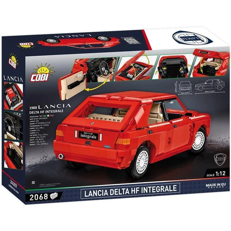 COBI Lancia Delta HF Integrale 24357 – 2068 Teile Rallye-Klemmbaustein-Modell 1:12