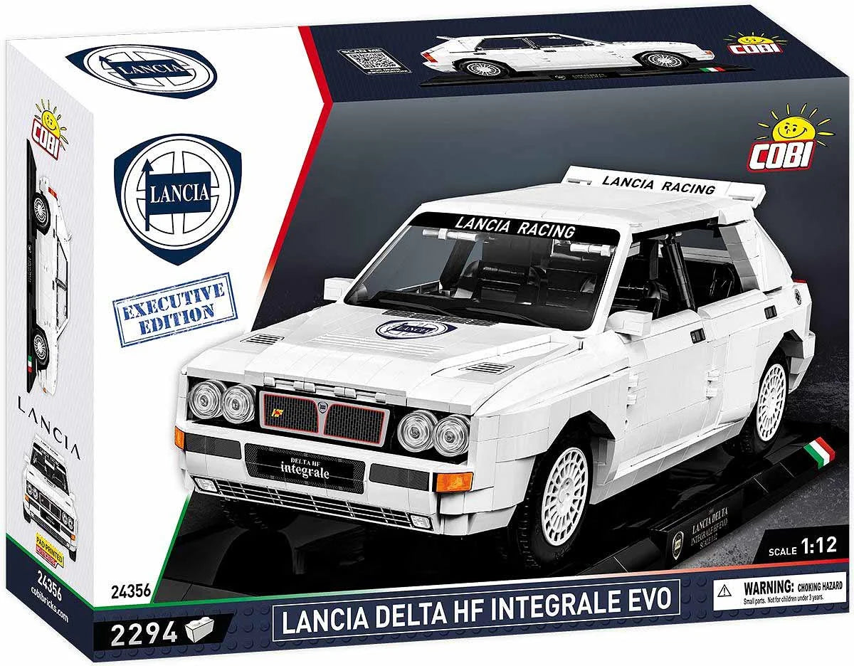 COBI Lancia Delta HF Integrale EVO Executive Edition 24356 – 2294 Teile Rallye-Klemmbaustein-Modell 1:12