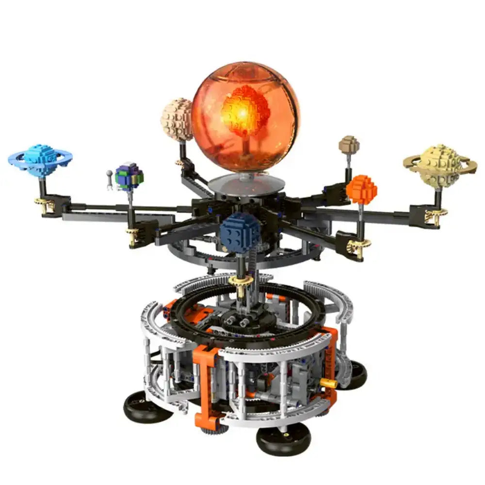 MORK 031031 Solarsystem 9 Star Globe – 1282 Teile Klemmbaustein-Modell