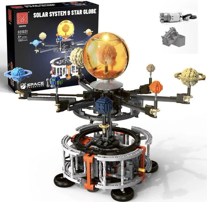 MORK 031031 Solarsystem 9 Star Globe – 1282 Teile Klemmbaustein-Modell