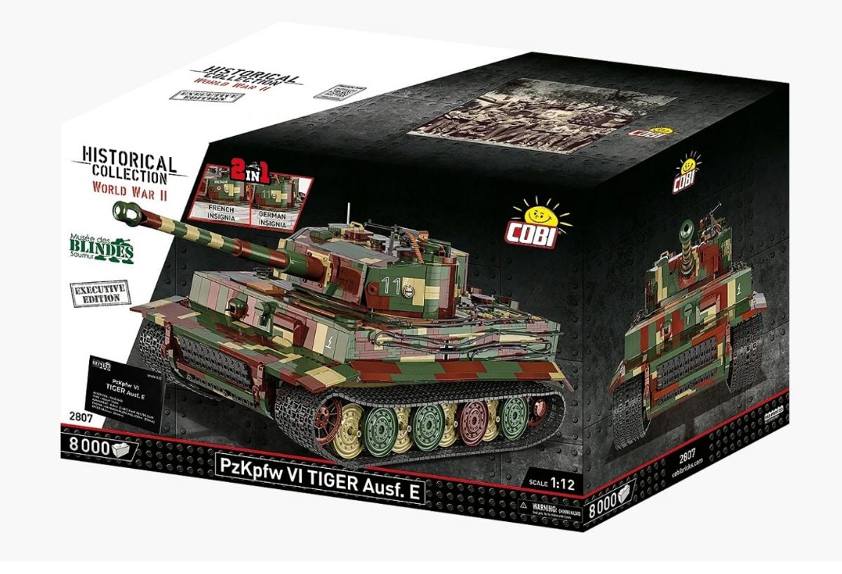 COBI 2807 PzKpfW VI Tiger Ausf. E Executive Edition – 8000 Teile Klemmbaustein-Modell 1:12