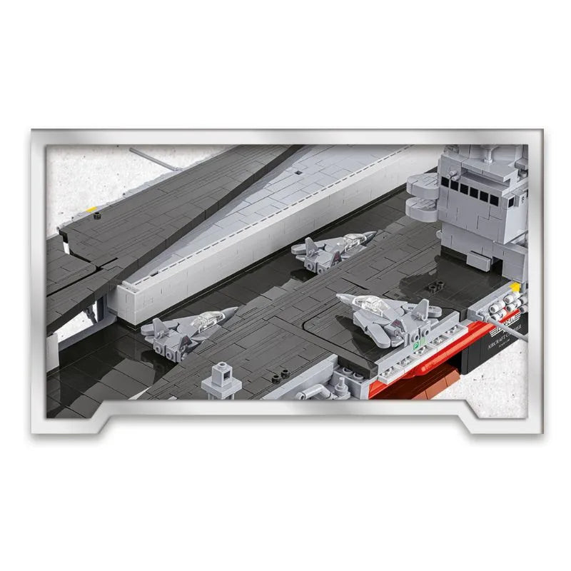 COBI 5922 Top Gun Aircraft Carrier USS Enterprise – 6130 Teile Flugzeugträger Klemmbaustein-Modell 1:300