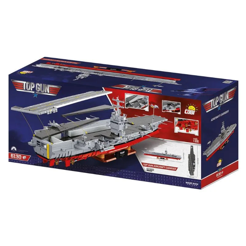 COBI 5922 Top Gun Aircraft Carrier USS Enterprise – 6130 Teile Flugzeugträger Klemmbaustein-Modell 1:300