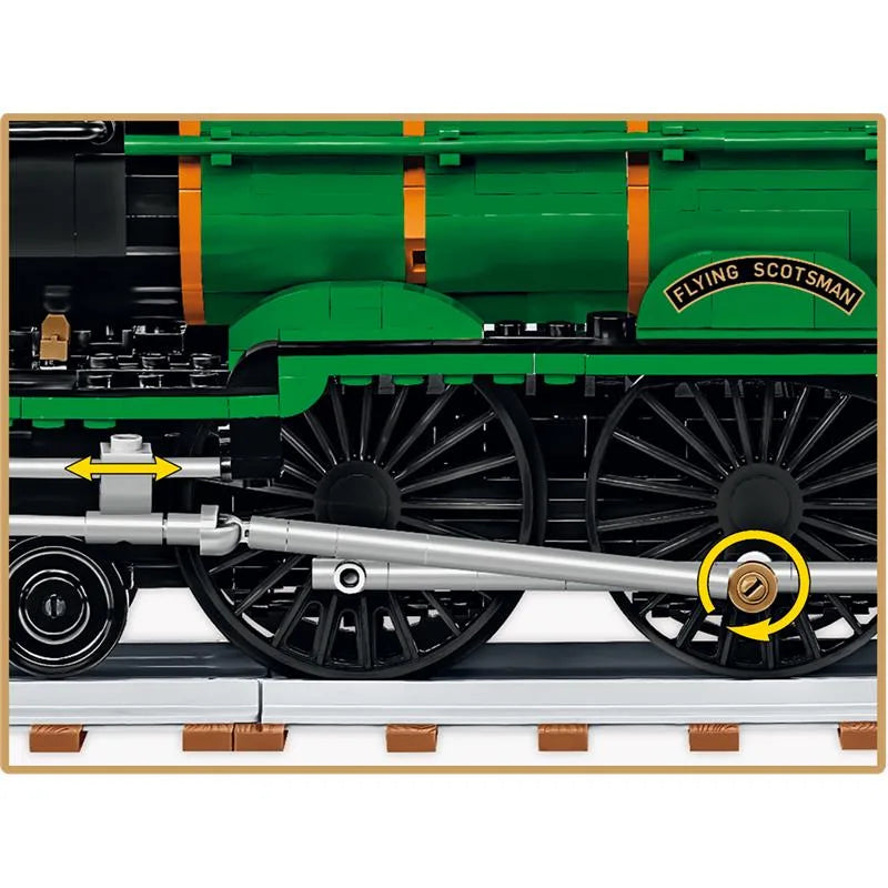 COBI 6292 Flying Scotsman – 2677 Teile Dampflokomotive Klemmbaustein-Modell 1:35