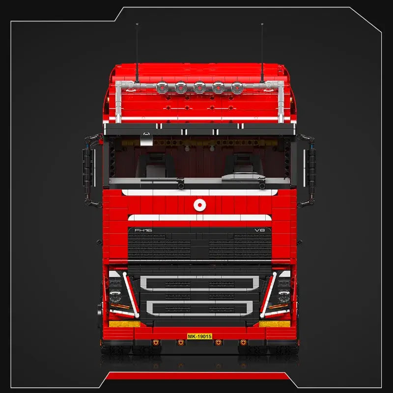 Mould King 19015S FH16 Pneumatischer LKW – 2718 Teile Technik-Klemmbaustein ohne Motoren