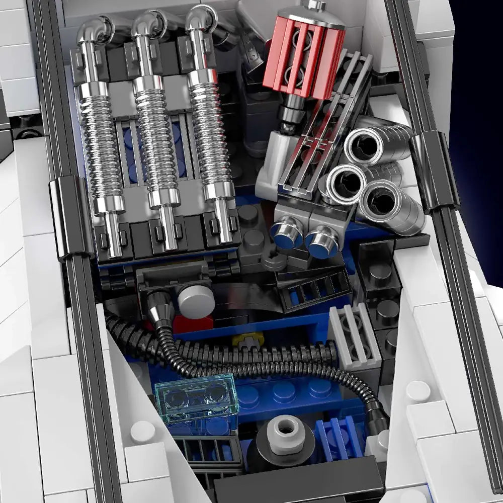 Mould King 10036 Renntruck – 1604 Teile Technik-Klemmbaustein mit Motor, Fernsteuerung und Licht
