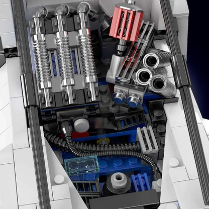 Mould King 10036 Renntruck – 1604 Teile Technik-Klemmbaustein mit Motor, Fernsteuerung und Licht
