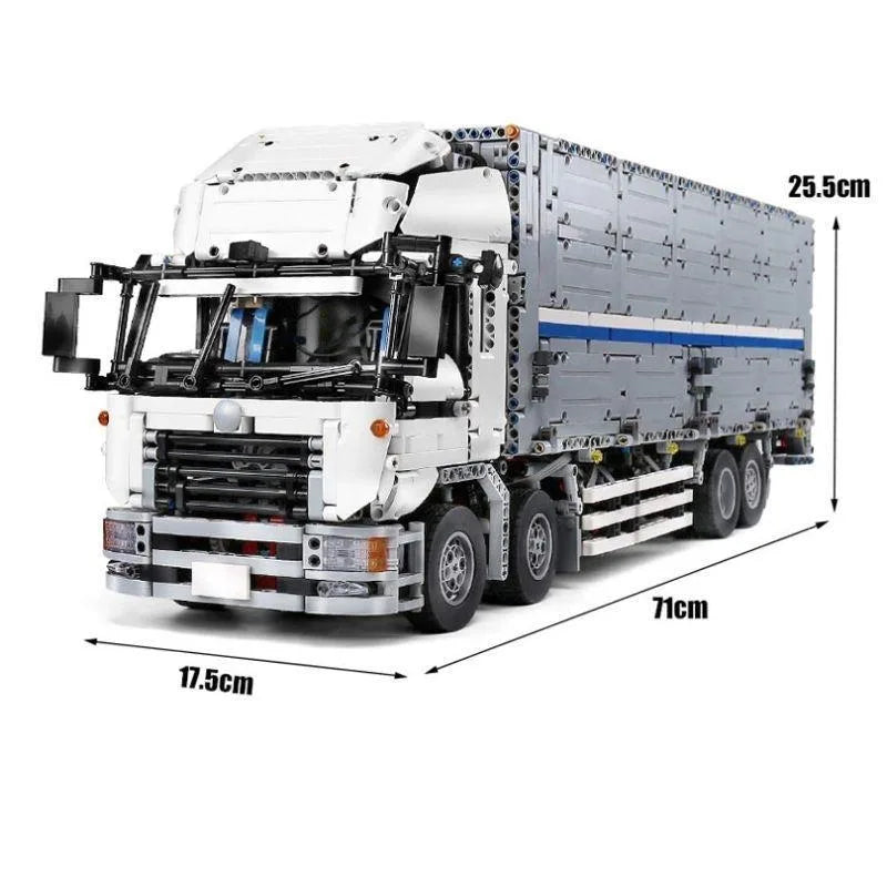 Mould King 13139 Container LKW RC – 4166 Teile ferngesteuerter Technik Klemmbaustein Truck