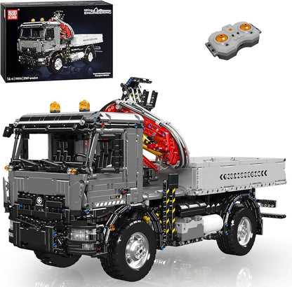 Mould King 19016 Mobilkran LKW RC – 3767 Teile ferngesteuerter Technik Klemmbaustein Kranwagen