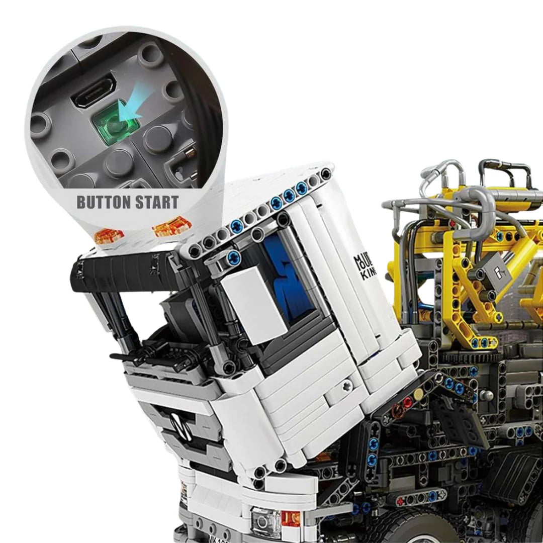 Mould King 19003 RC Betonpumpen LKW – 4368 Teile Pneumatik Technik Klemmbaustein Baustellenfahrzeug