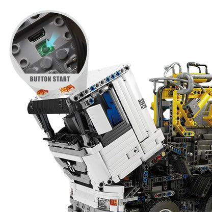 Mould King 19003 RC Betonpumpen LKW – 4368 Teile Pneumatik Technik Klemmbaustein Baustellenfahrzeug