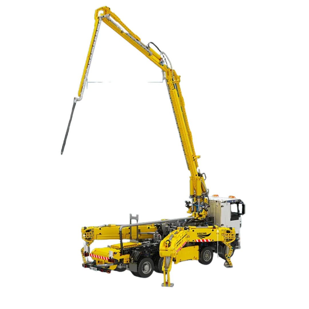 Mould King 19003 RC Betonpumpen LKW – 4368 Teile Pneumatik Technik Klemmbaustein Baustellenfahrzeug