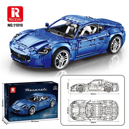 Reobrix 11010 Maserati GranTurismo 1:8 – 5480 Teile Klemmbaustein Sportwagen Modell