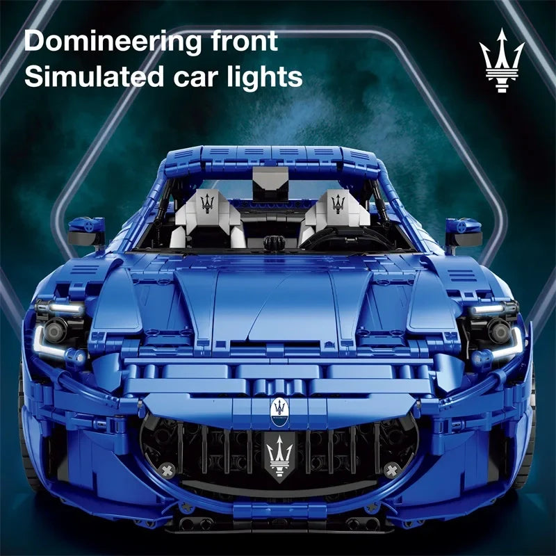 Reobrix 11010 Maserati GranTurismo 1:8 – 5480 Teile Klemmbaustein Sportwagen Modell