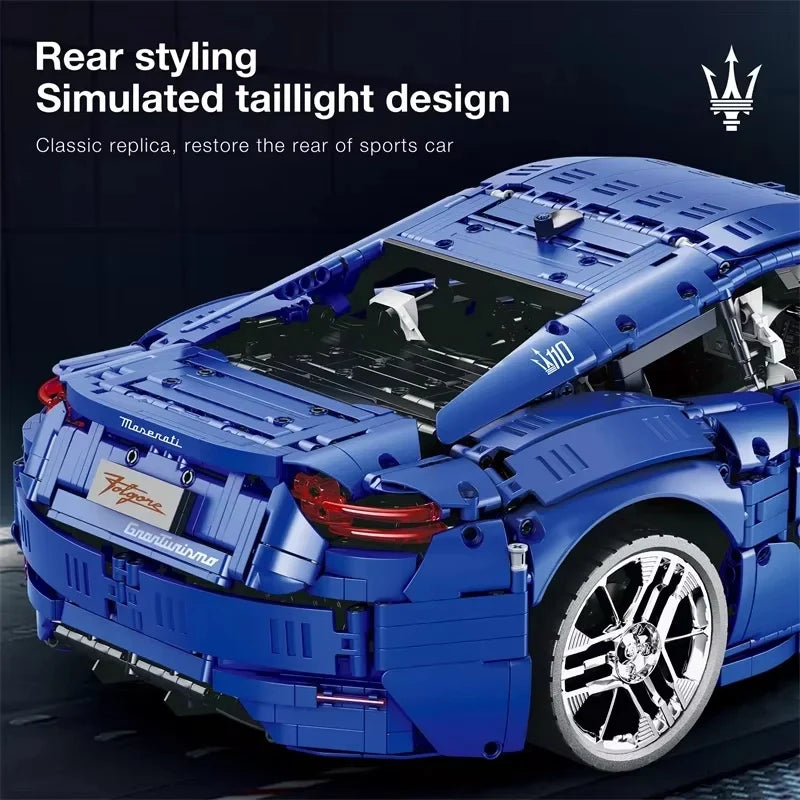 Reobrix 11010 Maserati GranTurismo 1:8 – 5480 Teile Klemmbaustein Sportwagen Modell