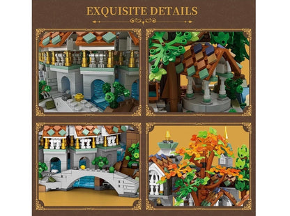 Reobrix 55015 Duskvale Sanctum – 4406 Teile Fantasy Architektur Klemmbaustein Sammlermodell