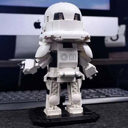 CaDA C59091 Original Stormtrooper – 531 Teile Klemmbaustein Sammlerfigur mit Displayständer