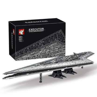 MORK 6001 Executor Star Dreadnought – 7550 Teile Klemmbaustein Raumschiff Sammlermodell