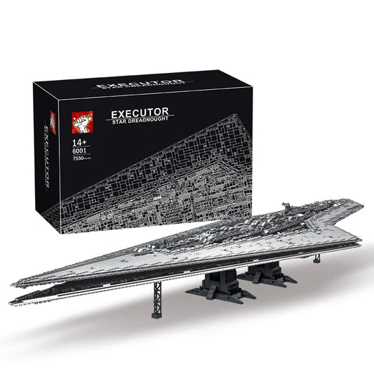 MORK 6001 Executor Star Dreadnought – 7550 Teile Klemmbaustein Raumschiff Sammlermodell
