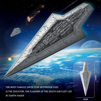 MORK 6001 Executor Star Dreadnought – 7550 Teile Klemmbaustein Raumschiff Sammlermodell
