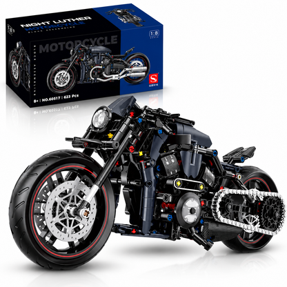 GULY 60517 Deadwind V-Twin – Cruiser Motorrad 1:8 | 562 Teile