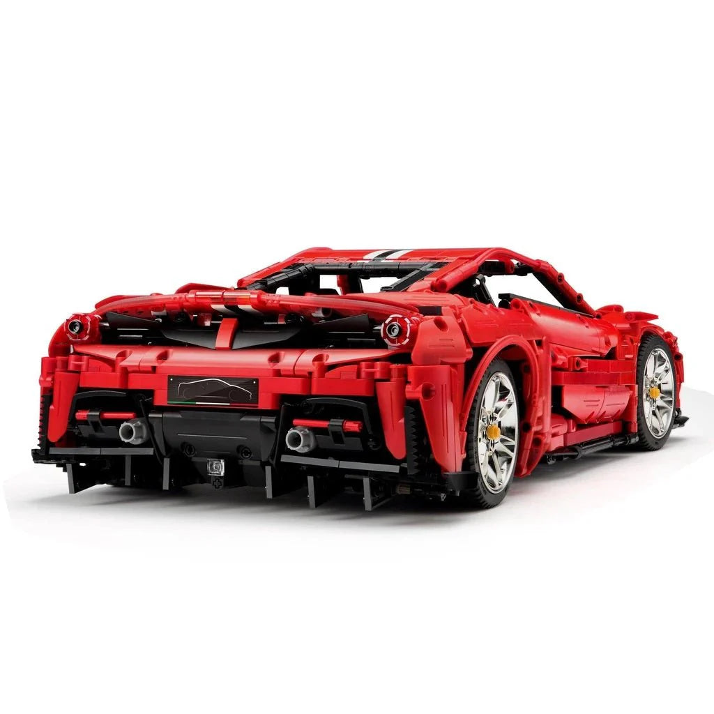 CaDA C61042W Roter Supersportwagen 3187 Teile – Technik Klemmbaustein