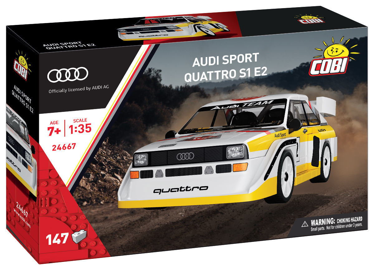 COBI 24667 Audi quattro S1 E2 als aufgebautes Klemmbaustein-Modell im Maßstab 1:35