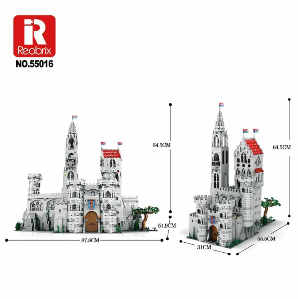 Reobrix 55016 King’s Castle – Königsschloss mit 3.999 Teilen